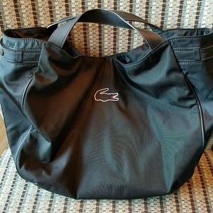 lacoste nylon bag